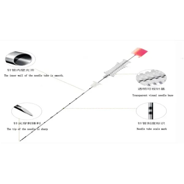 Stainless Steel Capillary Puncture Needlestainless Steel Capillary Puncture Needle Eight-Sided Needle Graduation Marking Eight-Sided Needle Graduation