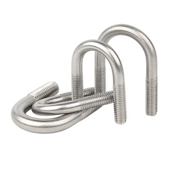 U-shaped Bolt 304 Stainless Steel U-shaped Screw Nut Set U-shaped Pipe Clamp Fixing Clip