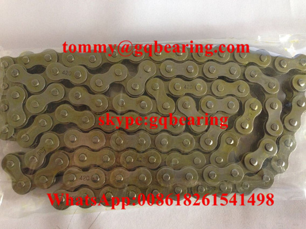 12.7mm Pitch 40MN 428H Motorbike Chain Nickel Plated ISO9001 stainless steel chain