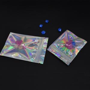 Clear Holographic Facial Sheet Mask Packaging Pouch
