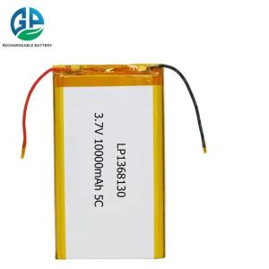 1368130 3.7v 10Ah 10000mah Lithium Polymer Battery Cell Rechargeable