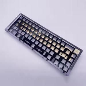 China Customized Mechanical Keyboard Housing CNC Machining Metal Case Aluminum Anodized for 60% 75% Mechanical Keyboard Plate on sale