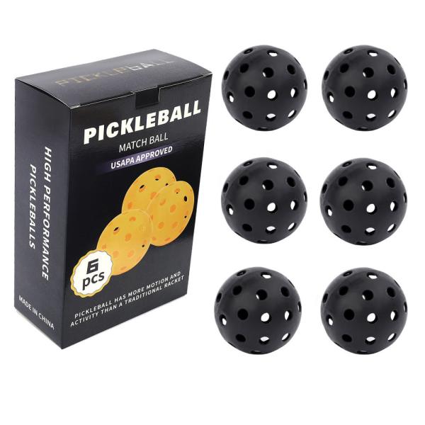 Pickleball 40 Hole Hole Ball 74mm Rotational Injection Molded Luminous Ball Pickleball