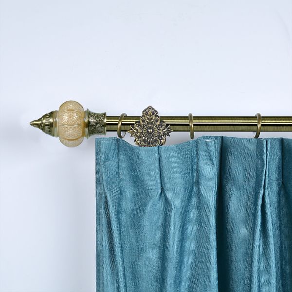 Iron Window Curtain Rod Home Hardware Decoration Extendable Metal Curtain Pole