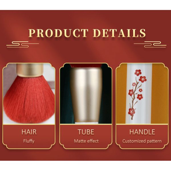 Pattern Makeup Brush Travel