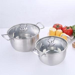 Quality New Product Stainless Steel Cookware Cooking Pot Stock Pot Cookware Soup Pots for sale