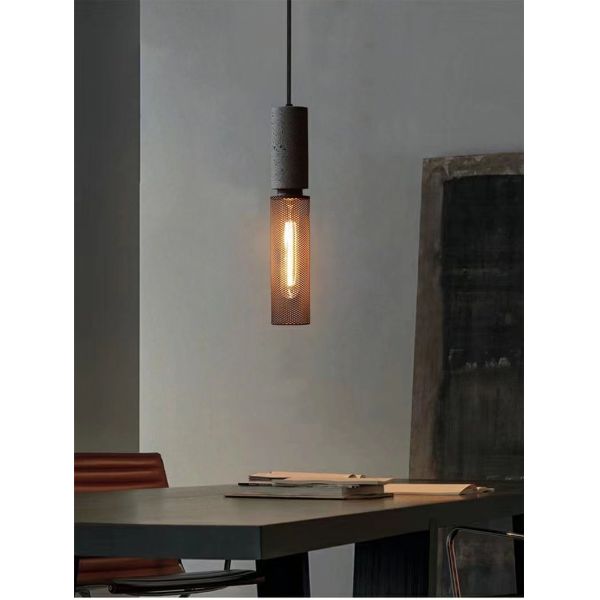 Industrial Pendant Lights Interior Iron Lampshade Bar Table living room Cement Pendant Lights(WH-VP-181)