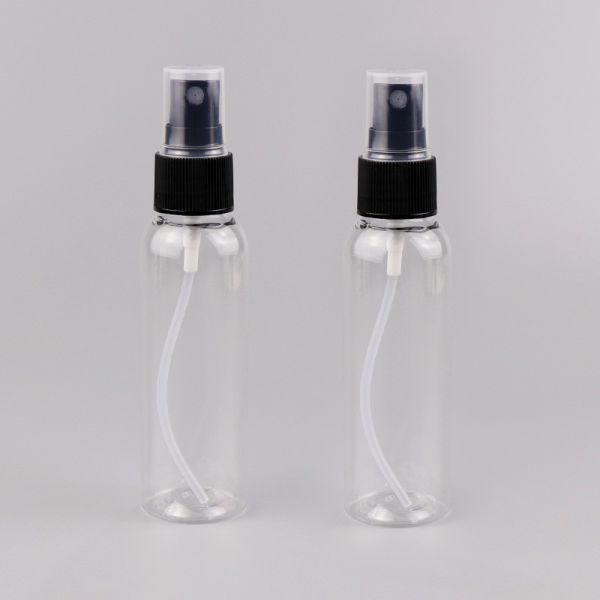 Fine Mist 30ml 50ml 100ml Clear Plastic Spray Bottle For Cosmetic