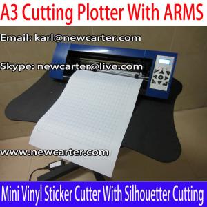 China A3 Vinyl Cutter Plotter With ARMS 12'' Cutting Plotter With AAS Mini Vinyl Sign Cutter 330 on sale
