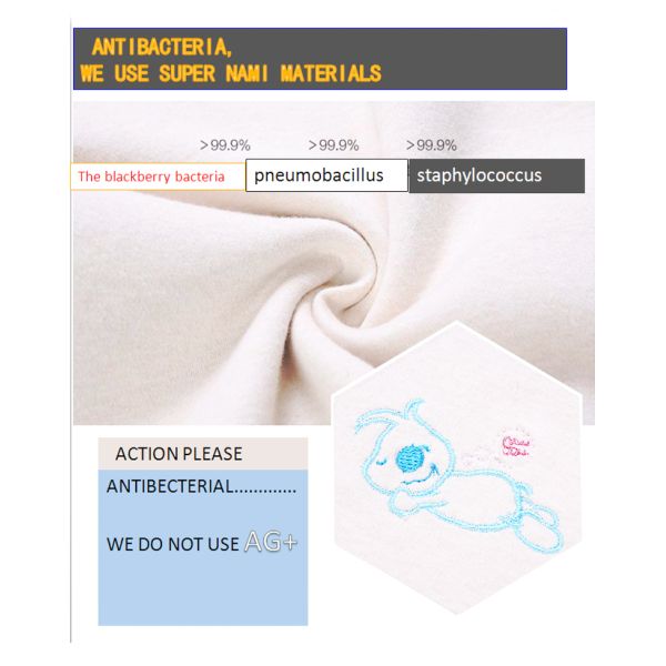 Millidoll Original colour cotton Antibacterial babies safety soft bibs