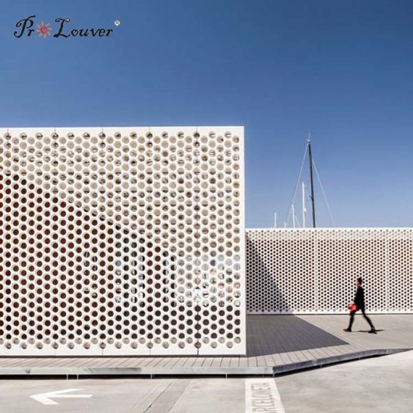 Modern Outdoor Decorative Perforated Aluminum Metal Facade Panel