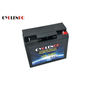 Quality Solar / Lighting Deep Cycle Lifepo4 Battery 20ah 2.8kg High Efficient Charge for sale