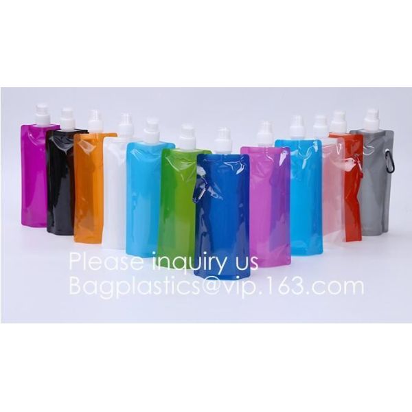 Collapsible Water Bottle Reusable Drinking Water Bottle with Clip for Biking, Hiking Travel, Gym, Sports, teams, Hiking