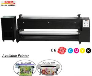 Quality SR1800 Custom Made Flags Dye Sublimation Machine Fixation Color 1800mm Working Width for sale