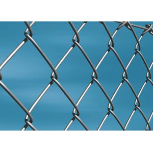 China 4mm Diameter Galvanized Chain Link Fence on sale