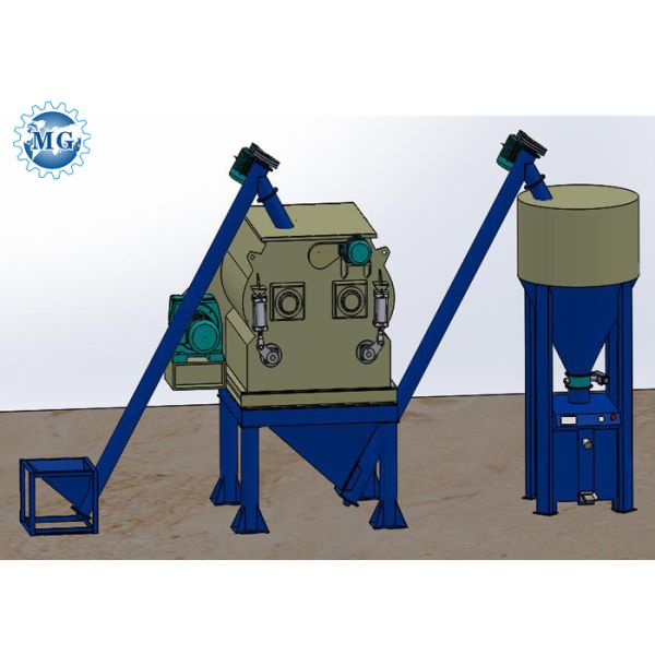 Simple Dry Mortar Mixer Machine Twin Shaft Mixer With Capacity 4 - 5t/H