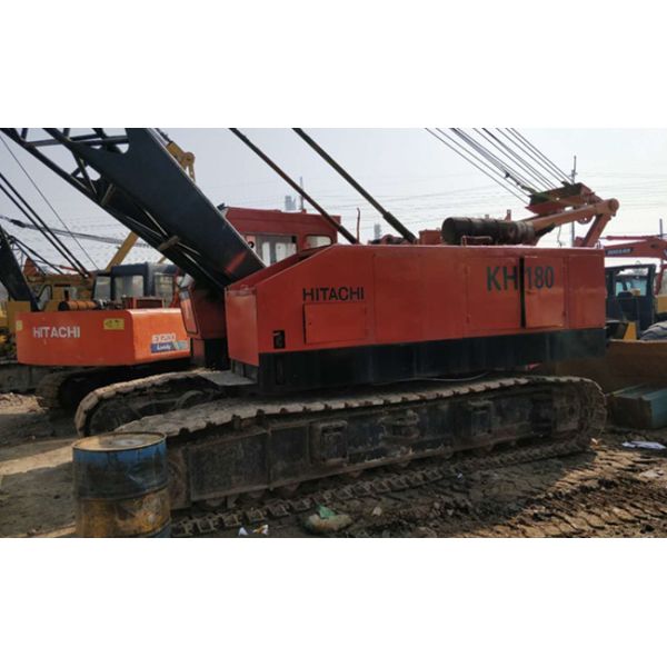 HITACHI KH180 Used Crawler Crane 50 Ton Good Condition 3P 220--480V 50/60HZ