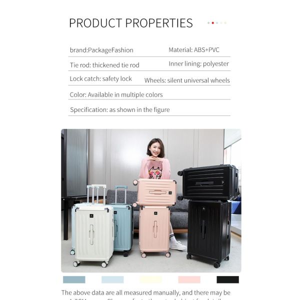 1683Convenient Travel Companion Aluminum Suitcase with 4 Wheels and Telescopic Handle 20/22/24/26/28 Inches