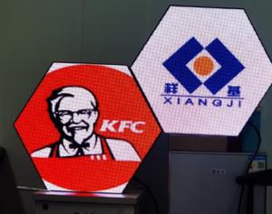 Quality Unique Visual Effects With Customized Special Shaped Hexagon LED Display P3.2 for sale