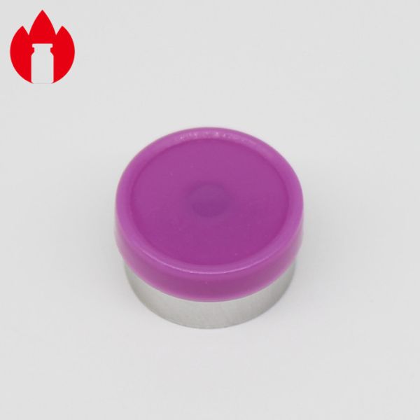 13mm Purple Smooth Flange Injection Pharmaceutical Glass Vial caps