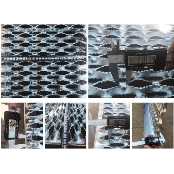 SS304 Perforated Metal Mesh Grip Strut Grating Walkway For Construction Rust Proof