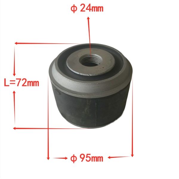 Q235B Premium Thrust Rod Ball Joint For Yutong Buses D=95mm D=78.5mm Tapered Hole Φ24mm