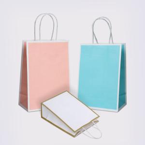 Food Snacks Packaging Hand Length Handle Custom Printed Biodegradable Kraft