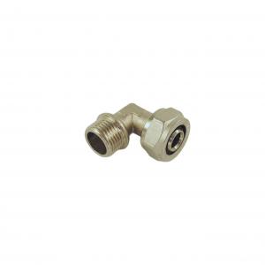China CE Certifcation Compression Pipe Fittings 90 Degree Elbow Male Thread on sale