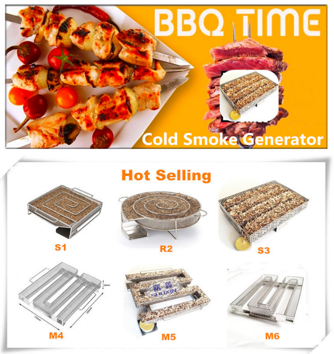 22.5 x 17.5 x 4.5 cm Cold Smoke Generator for Barbecue Smoking Fish
