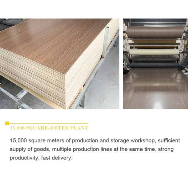 Waterproof And Moisture-Proof Bamboo Charcoal Fiber Board With Wood Grain