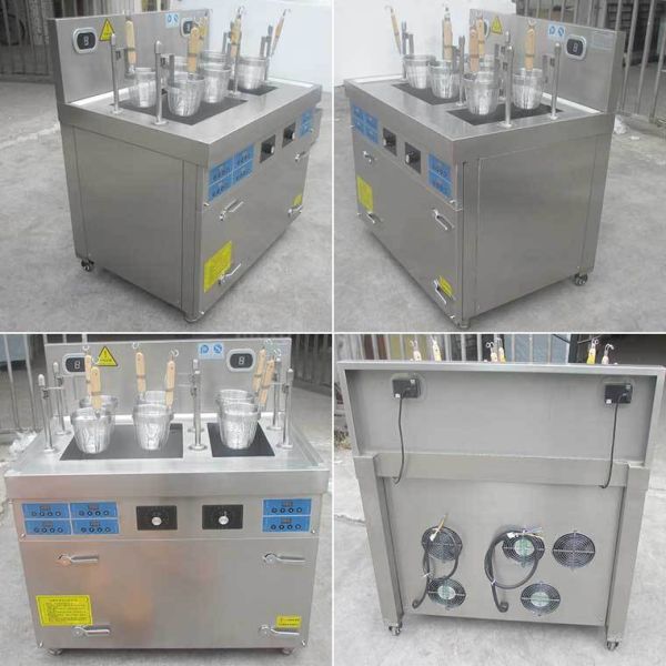 industrial pasta cooker with automatic function