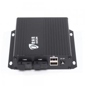 Quality Strong Anti Interference HDMI DVI Extender Two Fiber Ports And Two USB Ports for sale