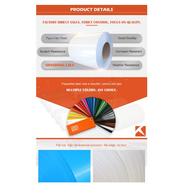 White 5052 PPGL Coil H26 Pre Painted Galvalume For Building