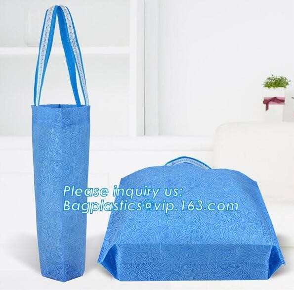Wholesales Fashion Top Selling white tote Non Woven Bag, Waterproof Duffel Zipper Pouch Folding Non Woven Bag, bagease,