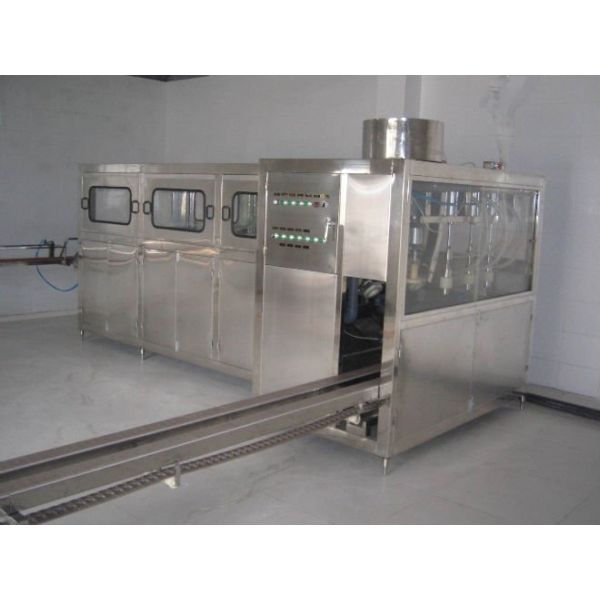 QGF Series full automatic plastic barrel water filling production line