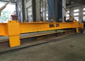 China Yellow Container Lifting Spreader , Electric Container Spreader Bar For Lifting Containers on sale