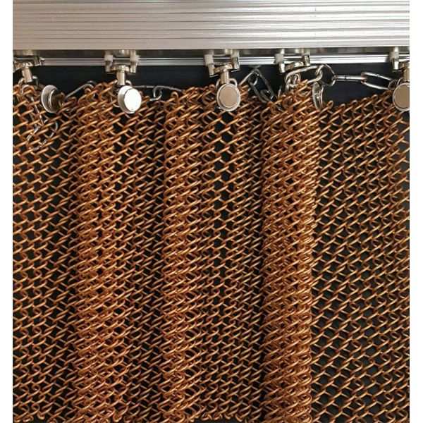 PVC Coated Security Wire Mesh Chain Link Fence Diamond Shape Anti Corrosion