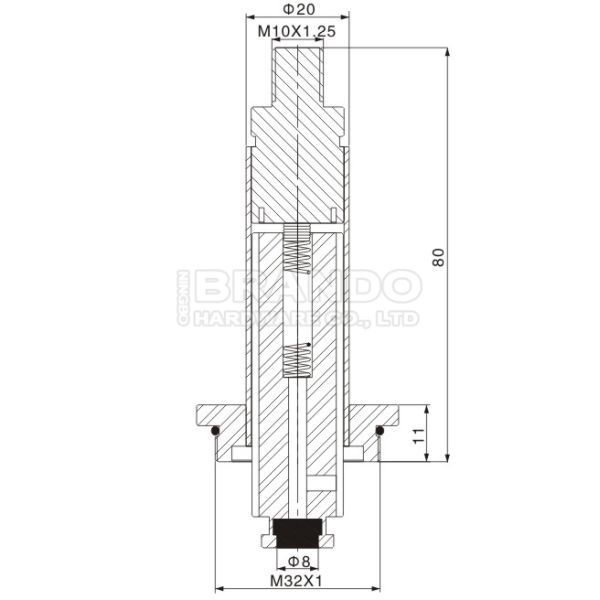 2W350 2W400 2W500 ARMATURE 2 Way Normally Closed Water Solenoid Valve Armature Plunger Asssembly