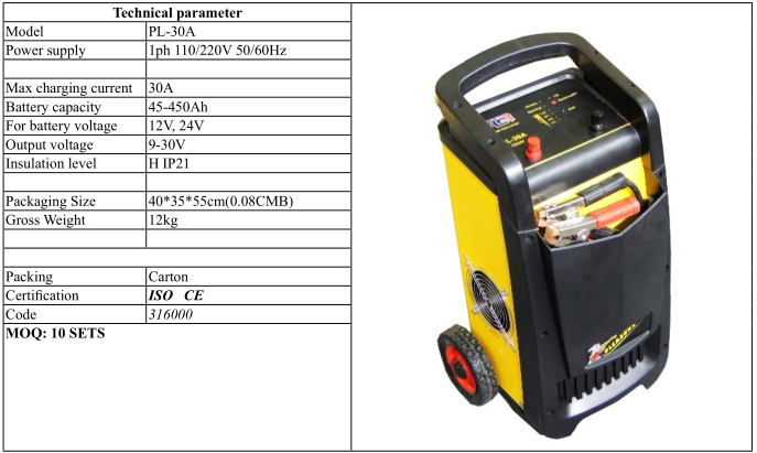 Automatic battery charger