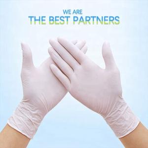 Professional Latex Disposable Medical Gloves / Nitrile Examination Gloves