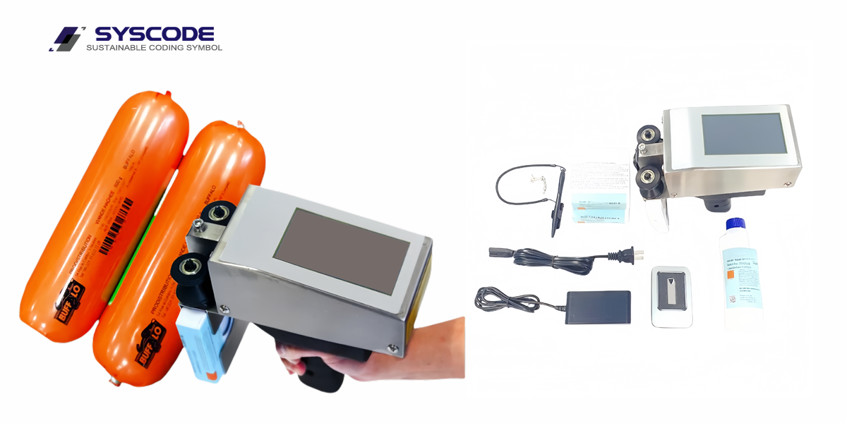 Packaging Bags Handheld Inkjet Coding Machine Space Efficient High Precision