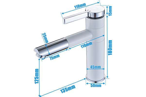 180 Rotation Save Water Bathroom Basin Faucet Sanitary Ware Hardware ROVATE