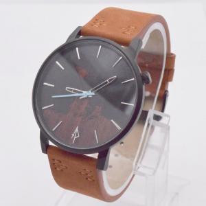 Mens Watches Brown Leather Strap