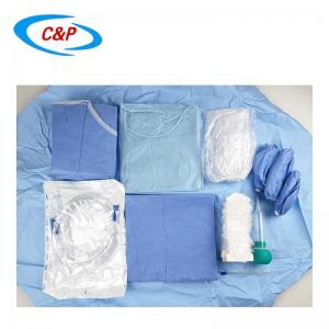 Quality Blue Disposable Oral Dental Surgical Drapes Kits With CE ISO13485 Certification for sale