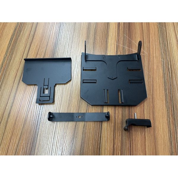 Copper SS Sheet Metal Fabrication Custom Black Powder Coated Rack Drummy Cover Mounting Bracket