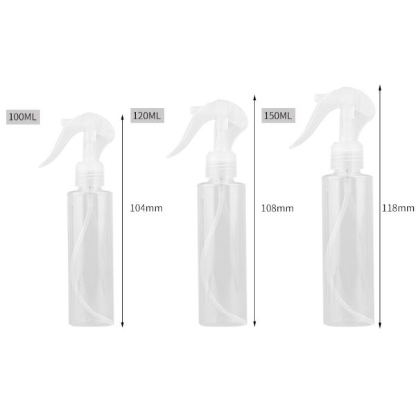 Transparent Pet Empty Plastic Spray Bottle 30ml - 800ml Volume With Pump Mouse