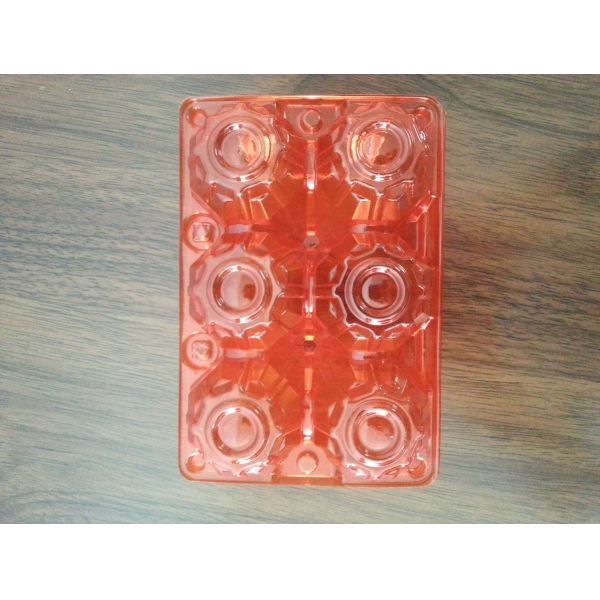 egg trays with 6 holes