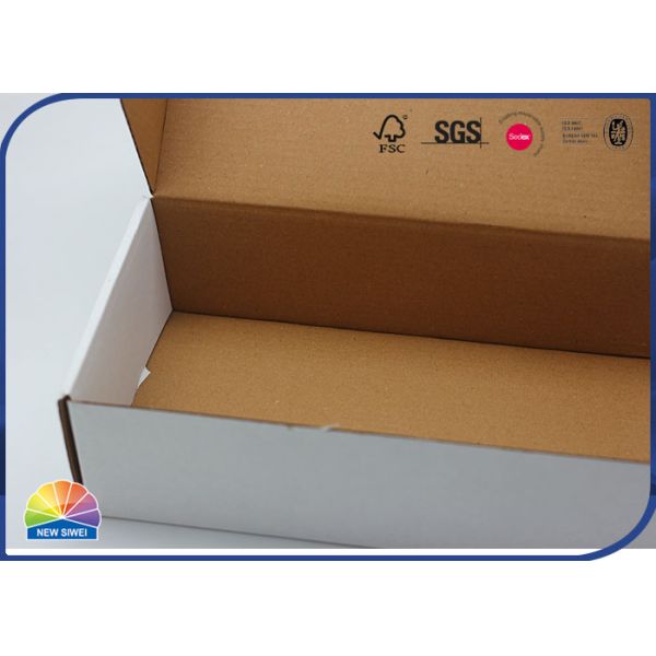 4C printing Corrugated Mailer Boxes Matt Lamination Cardboard Shipping Boxes