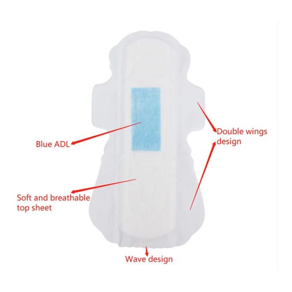 Dry Ultra Thin Disposable Sanitary Pads Ladies Sanitary Napkin Women With Mint