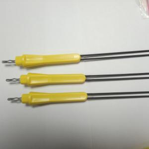 304 Stainless Steel Bipolar Needle Electrode Plastic Slip Resistant